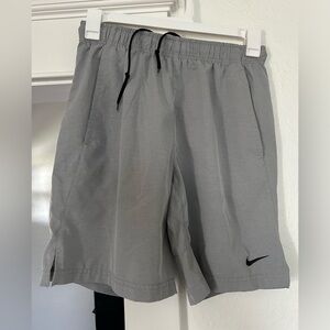 Gray Medium Nike Training Shorts 8” Inseam No Liner